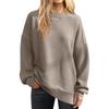 Women Winter Tops Women's Long Sleeve Sweatshirt Casual  Loose Fit Pollover Fleece Tops