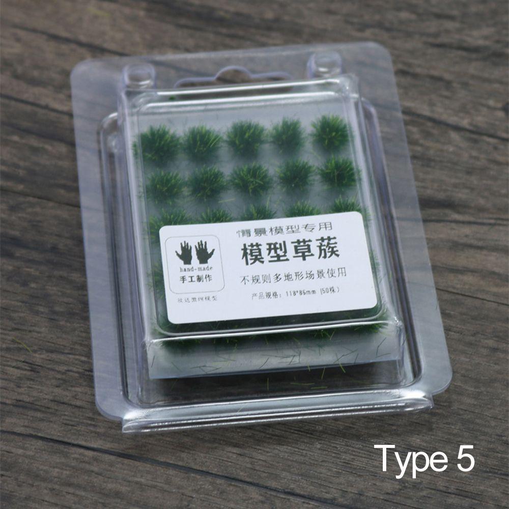 Микроландшафт Искусственная трава Пучки Симуляция Модель Растение Кластер Миниатюрные Травяные Кустики