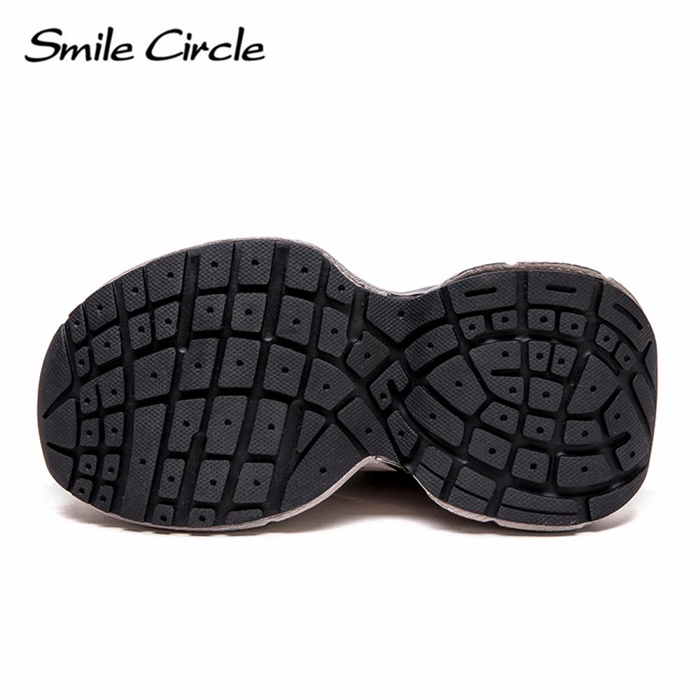 Женские кроссовки из натуральной кожи с круглым носком, увеличивающие рост, модные повседневные туфли на толстой подошве