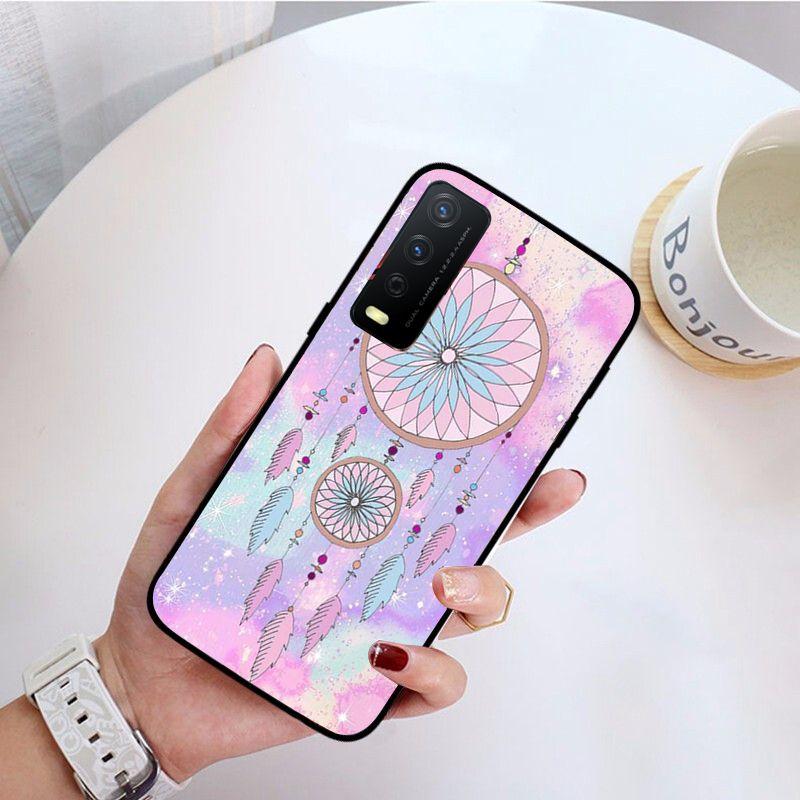 Синий Ловец снов Ловец снов Чехол для телефона для vivo Y31 Y30 Y33S Y11S Y12S Y17 Y20 Y21S Y1S Y53S Y15 Y19 Y91C V23 Чехлы coque
