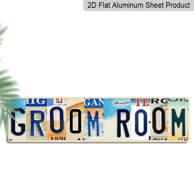 Pet Grooming Room Aluminum Decorative Sign - Cat and Dog Foster Country Street Sign or Door Plaque, Home Bar Wall Decoration, Vintage Metal Plaque