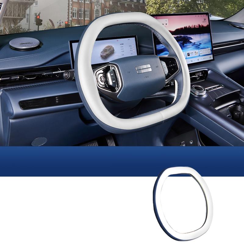 Для Geely EX5 Galaxy E5 2024-2026 Чехол на руль автомобиля Оригинальный цвет Четыре сезона Противоскользящий Впитывающий пот Автоаксессуары