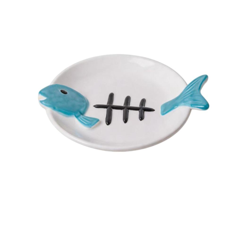 Ceramic Pet Food Water Bowl Cute Raised Pet Feeder Easy To Clean Pet Food Dispenser  Pet Supplies