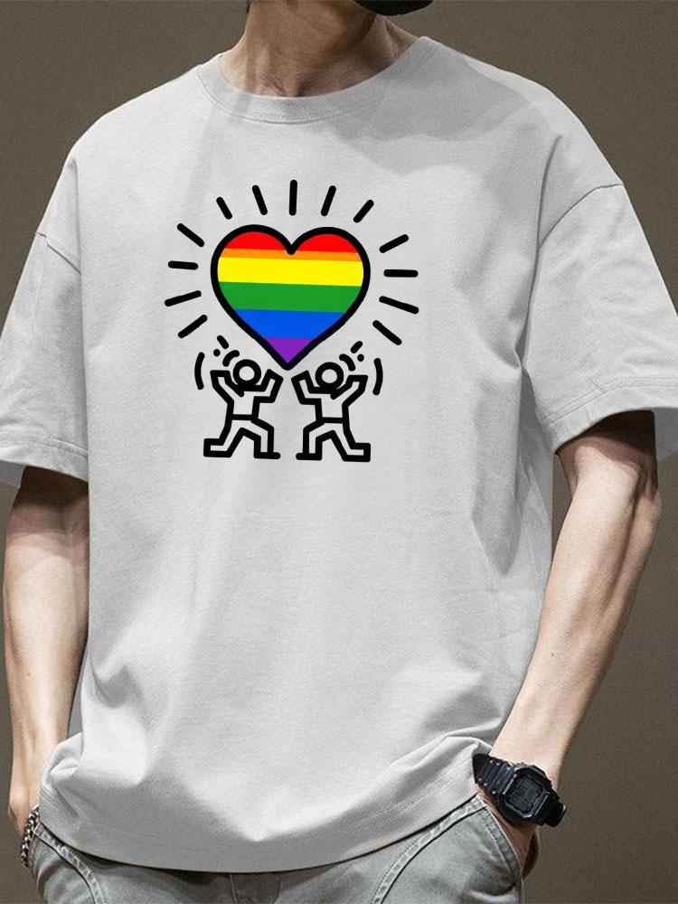 Men's 100% Cotton T-Shirt – Summer Breathable Casual Wear Loose-Fit Design for Maximum Comfort Perfect for Relaxed Summer Outing