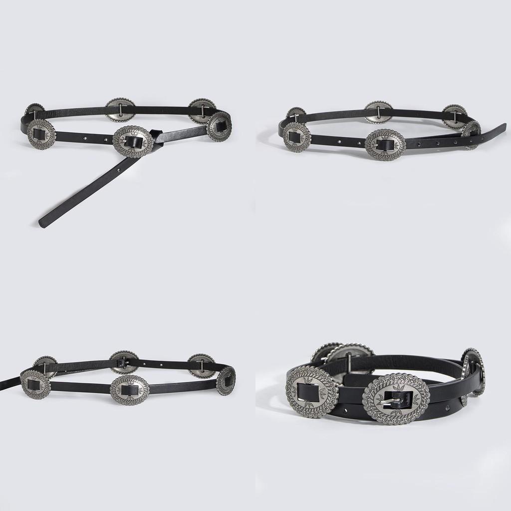 Женский ремень в богемном стиле, аксессуар из искусственной кожи и с пряжкой из сплава для повседневных нарядов