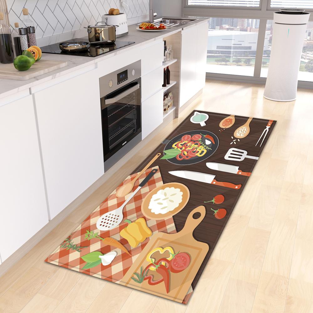 Коврик для кухни, коврик для входной двери спальни, коврик для гостиной, коврик для ванной комнаты, коридора, балконной двери, нескользящий ковер