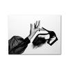 Bikini High Heels Lady Fashion Quote Poster  Black White Sexy Woman Canvas Print Painting LivingRoom Wall Art Decoration Picture