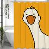 Cute Goose Shower Curtain, Bathroom Decorative Shower Curtain, Waterproof Shower Curtain with Hooks