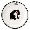 "Junkissa Matatabi" Cute Tableware Plates, Cat Merchandise, Human-Friendly Tableware, Retro Design, Made In Japan, SAN4248