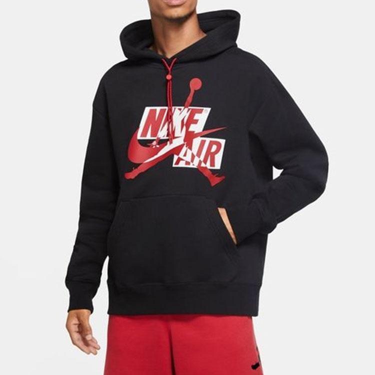 Jordan Классическая толстовка Jumpman, черная мужская уличная одежда CK6737-011