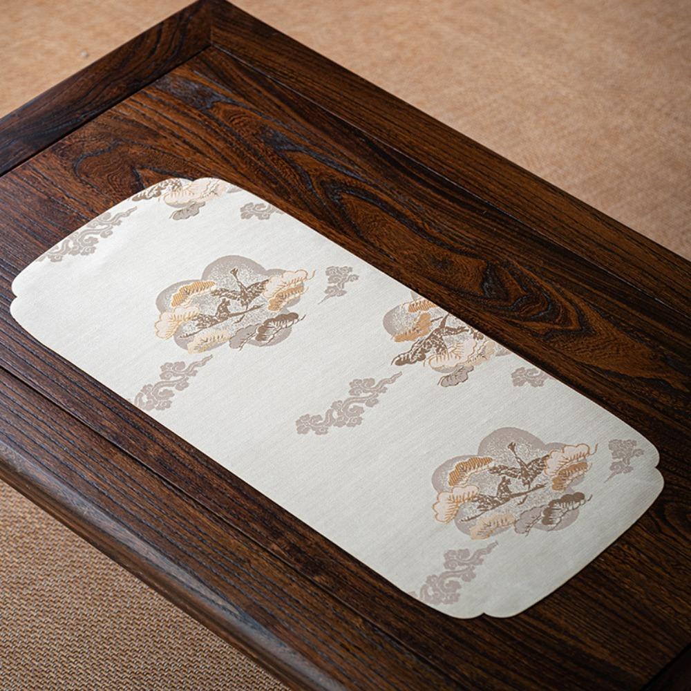 New Thick Tea Mat Embroidered Patterns Chinese Style Tableware Mat Creative Useful Table Mat