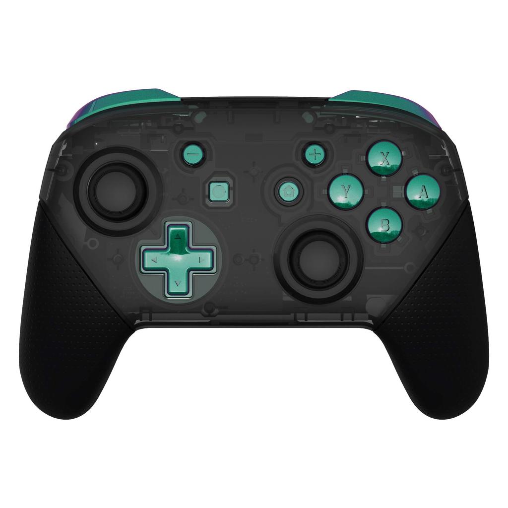 Полный набор кнопок для eXtremeRate switch pro ABXY ZR ZL LR кнопки для pro controller switch контроллер в комплект не входит Purple Chameleon (хамелеон