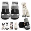 4pcs/set Reflective Dog Paw Protector Breathable Dog Socks Footwear for Outdoor Hiking