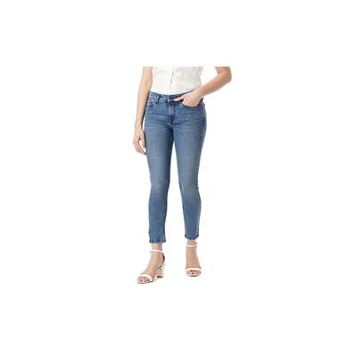 Женские узкие джинсы INKD с высокой талией (INKSS23WJN-014NW_Denim Divine_32)