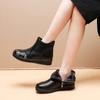 Winter Shoes Women Genuine Leather Waterproof Non-slip Snow Boots Women's Comfortable Thick Plush Warm Ankle Boots Ladies Boots