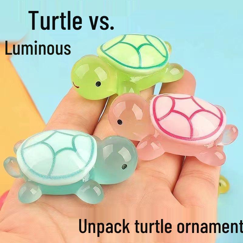 Светящиеся миниатюрные украшения в виде черепахи: Набор для подвесного декора на рабочий стол своими руками