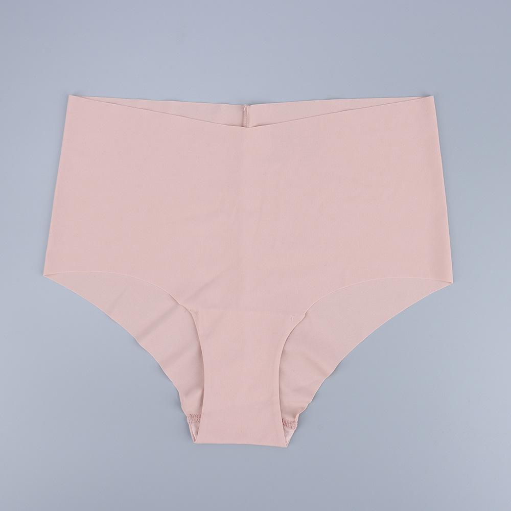 Сшитое женское нижнее белье бесшовное голый лед шелк дышащие трусы низкая талия сексуальные стринги