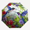 1pc Hummingbird Stained Glass Folding Umbrella, Durable, Suitable for Outdoor Activities or Rain, Suitable for Commuting yy251027079