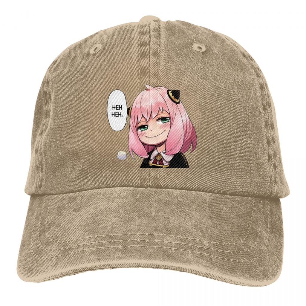 Модная бейсбольная кепка Anya Forger Spy X Family Peeker, стильная унисекс, хлопковая кепка Snapback с потертостями, уличная регулируемая кепка, шляпа