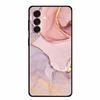 For Samsung Galaxy A17 Cases Marble Painted Black Silicone Back Cover Case for Galaxy A17 5G Protective Shell A17 Texture Bumper