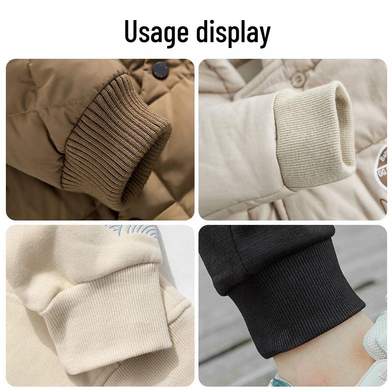 Elastic Ribbed Cuffs Cotton Sweatshirt & Pants Extender for Adults & Children