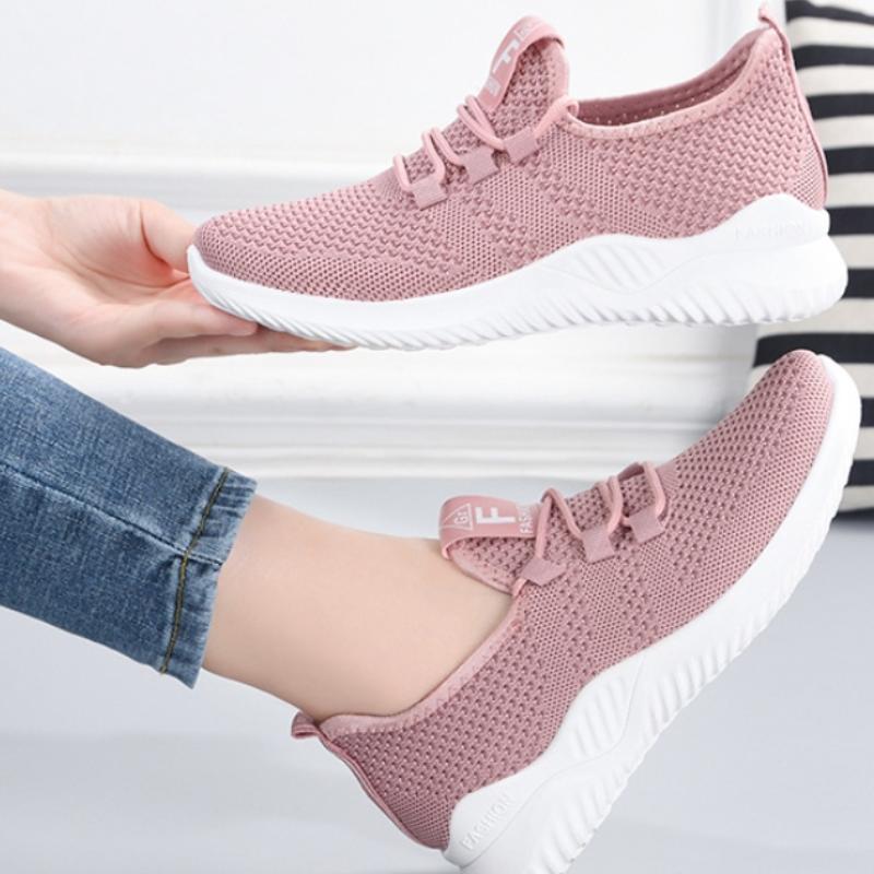 Женская повседневная модная обувь для бега, летающие женские дышащие женские туфли, модные женские кроссовки на мягкой подошве