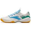Mesh Shock Absorbing Non-Slip Durable Low-Top Badminton Shoes Men Sneaker White Blue 912424401-1