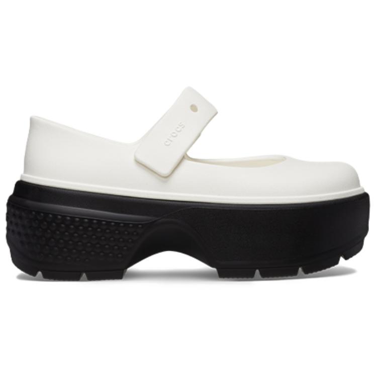 Crocs Женские сандалии на ремешках из ЭВА, цвет мел