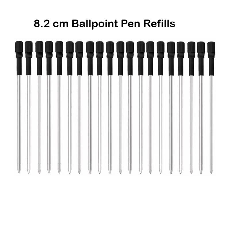 5/10/50 PCS Ballpoint Pen Refills Metal 82mm Pen Refill Black Blue Pen Refills Gifts Office School Supplies Stationery