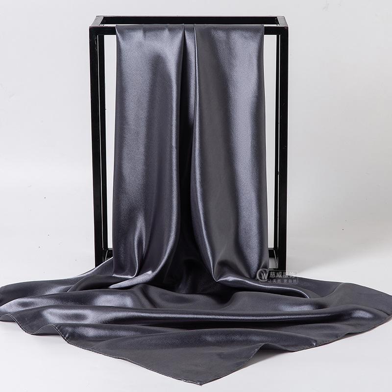 Весна/лето Новый женский шелковый шарф 90 * 90 см Имитация шелкового твила квадратный шарф Модный принт большой квадратный шарф профессиональный шарф