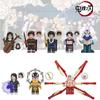 Demon Slayer Tanjiro Minifigures Nezuko Building Block Puzzle Toy Gifts Kids