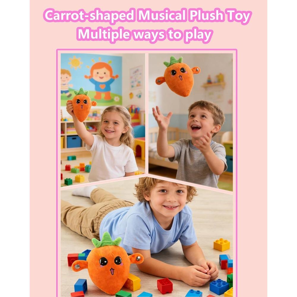 Baby Musical Sensory Toy,nteractive Musical Plush Toy with Sounds