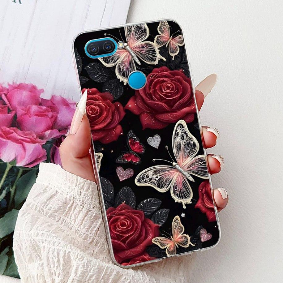 For OPPO A12 A5s AX5s Case New Fashion Butterfly Soft Slim Silicone Phone Back Cover For OPPO A7 AX7 A7N Funda OPPOA5s A 12 Capa