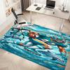 1pc Miami Dolphins logo Print Area Rug - Soft, Washable Non-Slip Indoor Mat, Living Room, Home Office Decorative Rug,Office Decorative