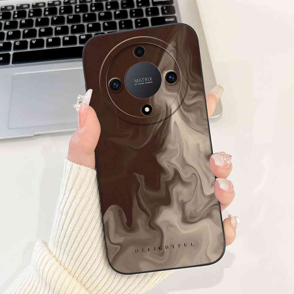 Чехол для Honor X9b 5G Модный Цветочный Чехол для Honor Magic6 Magic 6 Lite X9b X9 b 5G Мягкий Силиконовый Чехол 6.78" Funda Capa