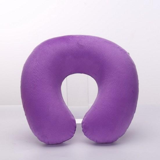 U-shaped Neck Cushion Inflatable Memory Foam Fatigue Relief Flight Headrest Sleep U-shaped Cushion Plane Accessories