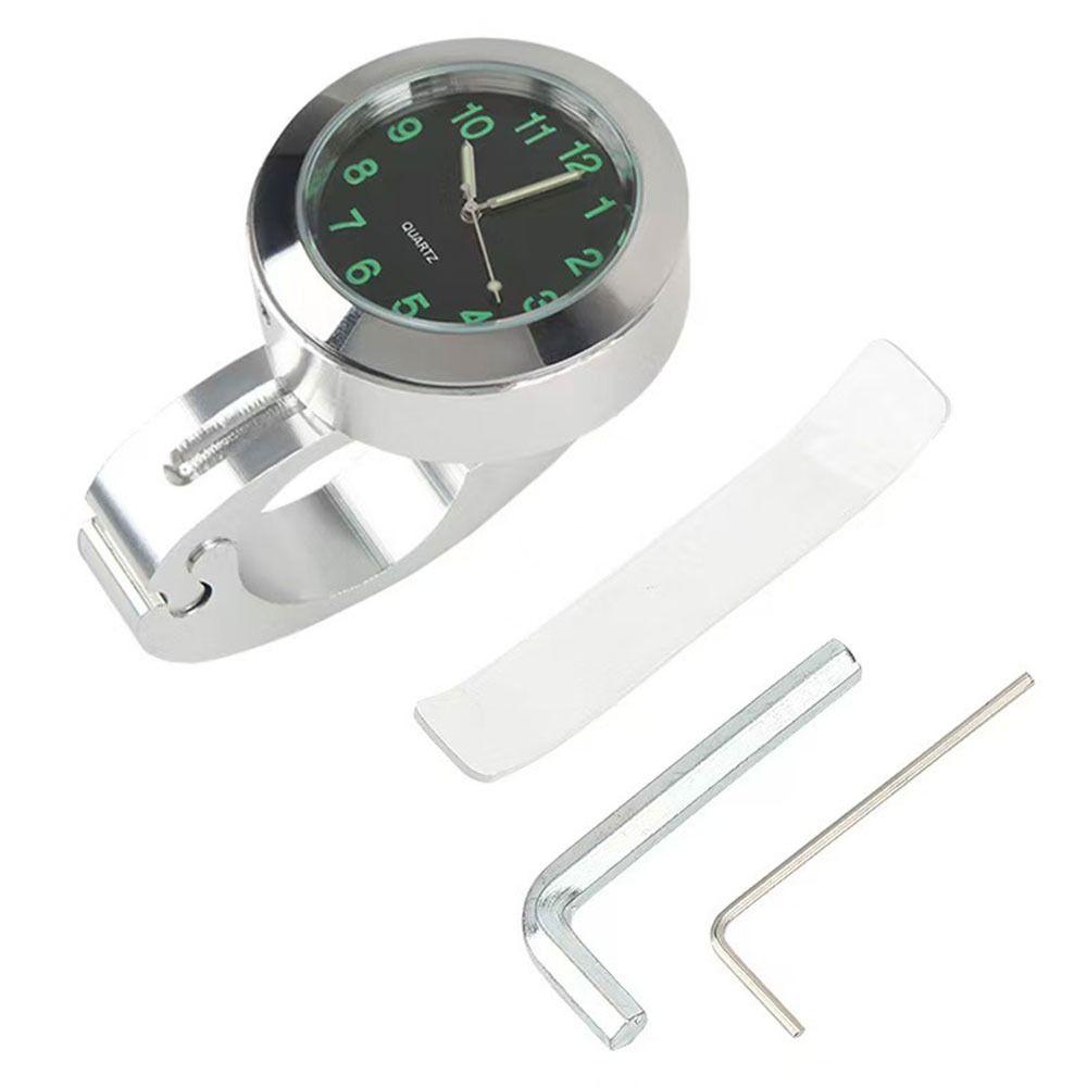 Aluminum Housing Handlebar Mount Clock Waterproof Luminous Clock Electric Vehicles