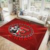 Feyenoord Design Crystal Velvet Carpet Cozy Non?Slip Printed Rug For Bedroom Living Room Entrance