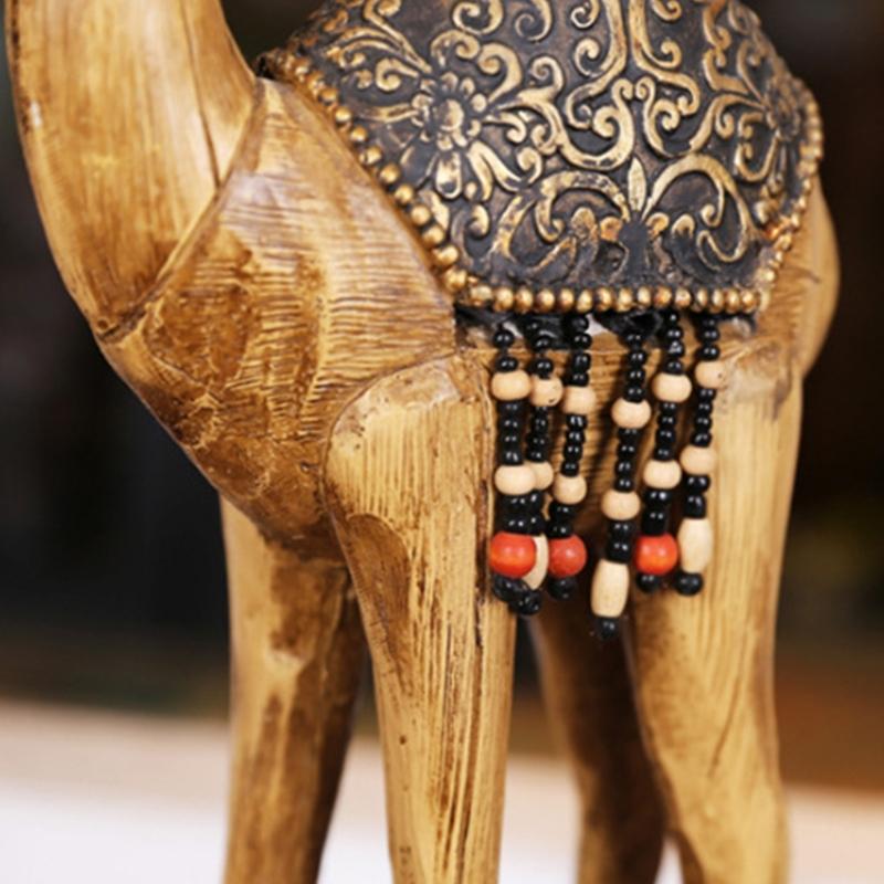 Фигурки верблюдов Статуи верблюдов из смолы Скульптуры животных Настольное украшение для офиса дома Настольные украшения Коллекционные предметы