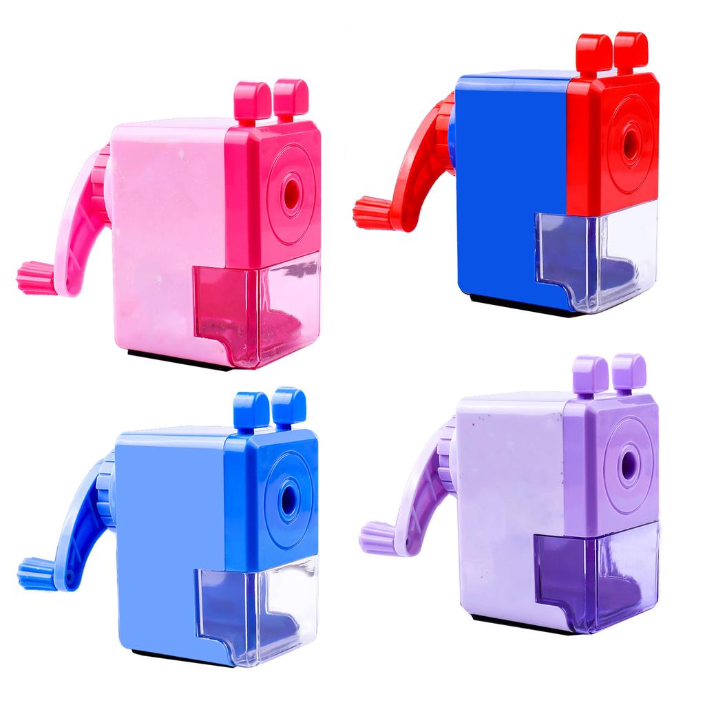 Точилка для карандашей с рисунком из мультфильма для детей и школьников начальной школы, ручная точилка для карандашей