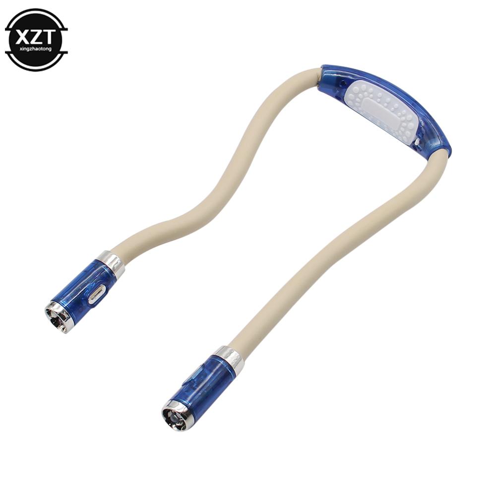 Гибкая шейная лампа для объятий, светодиодная лампа для шеи, ночная громкая связь, светодиодная лампа для шеи, лампа для чтения, новинка, светодиодная ночная лампа для кемпинга, фонарик