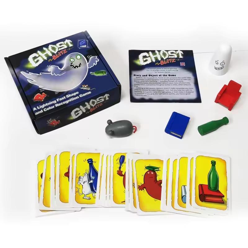 Настольная игра Ghost Blitz Friends Карточные игрушки Zoch Verlag Geistes Blitz Семейная игра Набор карточных игр Развлечения Вечеринка Праздничные подарки