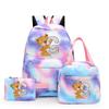 3 шт./компл., милый маленький медвежонок, 26 английских букв, рюкзак для школы, детский подарок с пеналом, сумка для обеда, рюкзак