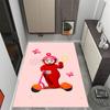 Teletubbies Scooter Adventure Themed Anti-Slip Rugs - Polyester Home Decor, Suitable for Bedrooms, Living Rooms, Doorways, Studios, and Decorations