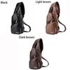 Diagonal bag Water proof Casual PU Men's bag Shoulder bag Chest bag