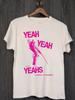 Коллекция Yeah Yeah Yeahs Розовая перчатка 2023 Футболка Белая Все размеры Унисекс Футболка