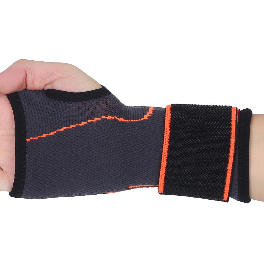 Wrist Tension Support Brace Adjustable Wrist Sleeve Warp Guard with Thumb Loop