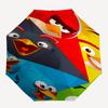 1 шт. Персонажи Angry Birds Автоматическое Открытие/Закрытие, 8-реберный Прочный Каркас Компактный Дорожный Зонт для Мужчин и Женщин S1222064