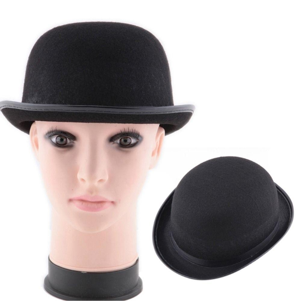 Role Play Magician Top Hat Halloween Props Bowler Top Hat Retro Top Cap  Party Supplies