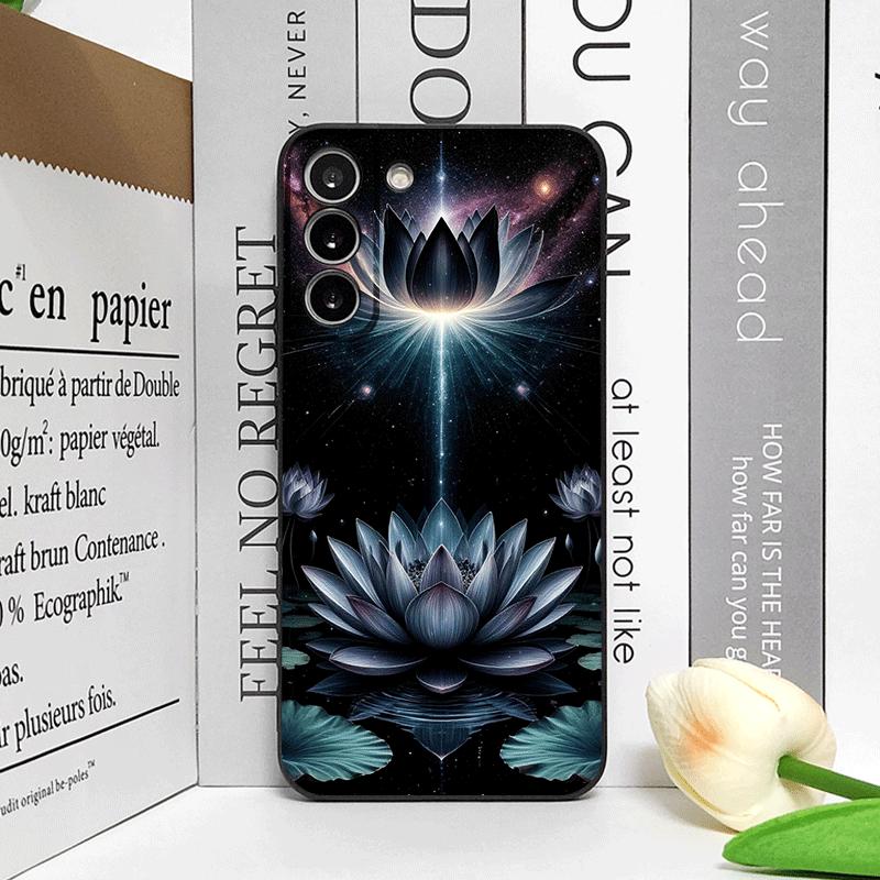 Роскошный чехол для телефона с принтом цветка лотоса для Motorola Moto Edge 50 Fusion 60 Stylus 40 30 Neo G75 G85 G84 G54 5G Цветочный мягкий чехол
